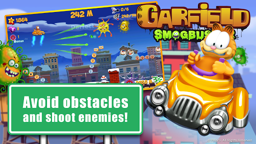 Garfield Smogbuster - عکس بازی موبایلی اندروید