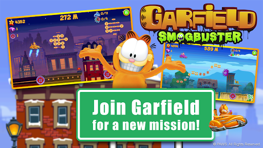 Garfield Smogbuster - عکس بازی موبایلی اندروید