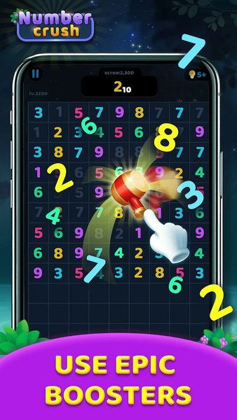 Number Crush: Match Ten Puzzle - عکس بازی موبایلی اندروید