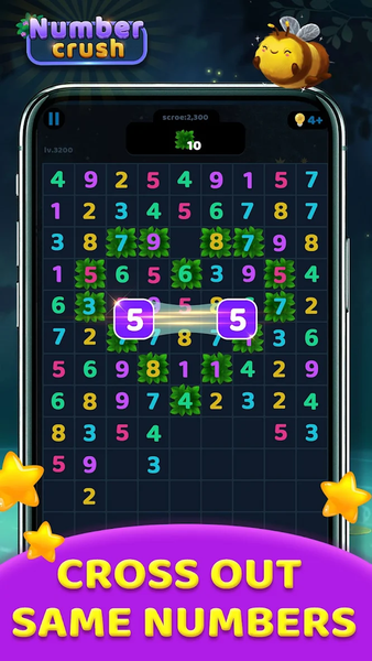 Number Crush: Match Ten Puzzle - Gameplay image of android game