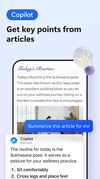 Microsoft Edge: AI browser - عکس برنامه موبایلی اندروید
