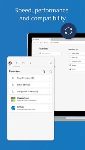 Microsoft Edge Canary - Image screenshot of android app
