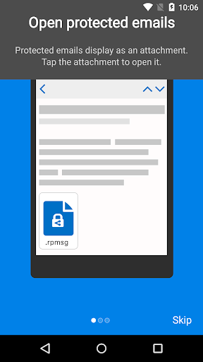 Azure Information Protection - Image screenshot of android app