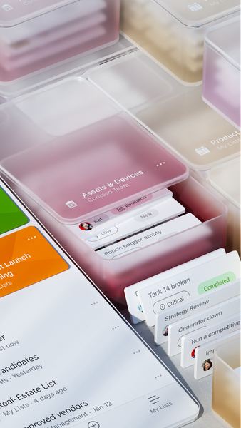 Microsoft Lists - Image screenshot of android app