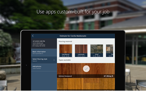 Power Apps - Image screenshot of android app