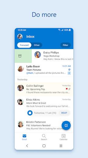 Microsoft Outlook - Image screenshot of android app