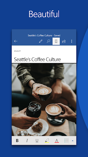 Microsoft Word: Edit Documents - Image screenshot of android app