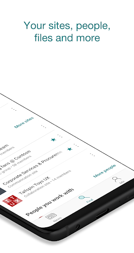 Microsoft SharePoint - عکس برنامه موبایلی اندروید