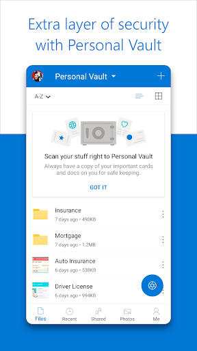 Microsoft OneDrive - Image screenshot of android app