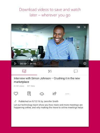 Microsoft Stream: Videos - عکس برنامه موبایلی اندروید