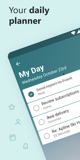 Microsoft To Do: List, Task & Reminder - لیست کارهای روزانه - عکس برنامه موبایلی اندروید