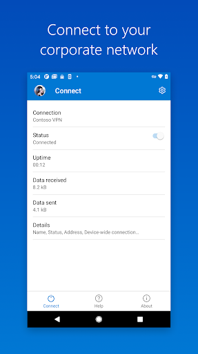 Microsoft Tunnel - Image screenshot of android app