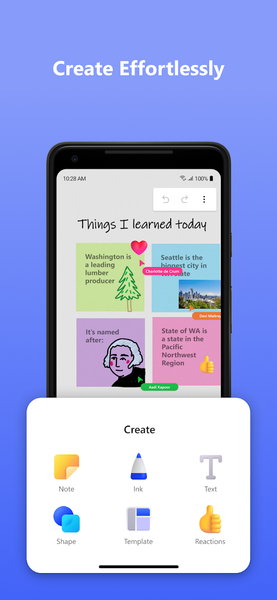 Microsoft Whiteboard - Image screenshot of android app