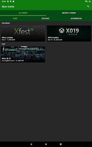 Xbox Events - عکس برنامه موبایلی اندروید