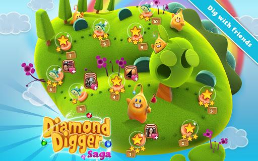 Diamond Digger Saga - Gameplay image of android game