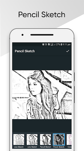 Pencil Sketch - Photo Editor - Image screenshot of android app
