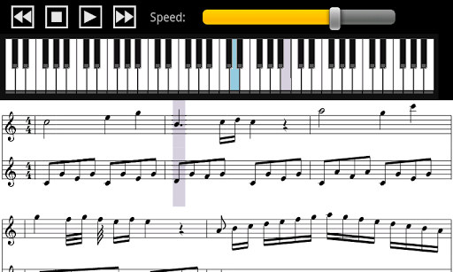 Midi Sheet Music (patched) - Image screenshot of android app