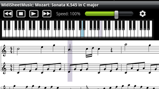 Midi Sheet Music - Image screenshot of android app