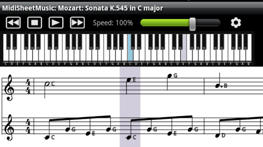 Midi Sheet Music - Image screenshot of android app