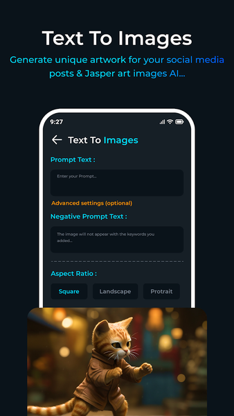 AI Generated Art - عکس برنامه موبایلی اندروید