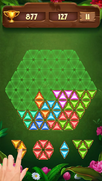 Block Puzzle Gardens - Gameplay image of android game