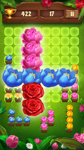 Block Puzzle Gardens - Gameplay image of android game