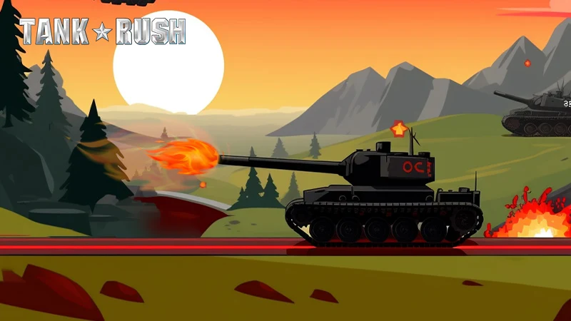 Tank Rush - عکس بازی موبایلی اندروید