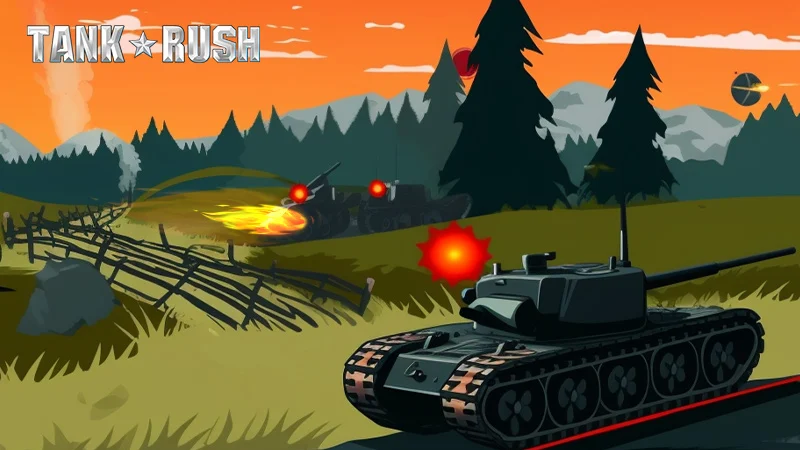 Tank Rush - عکس بازی موبایلی اندروید