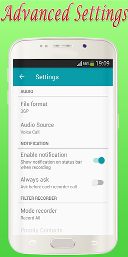 Automatic Call Recorder - عکس برنامه موبایلی اندروید
