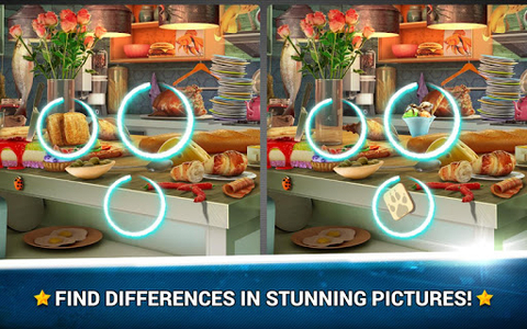 Find Differences Kitchens – Spot the Difference - Gameplay image of android game