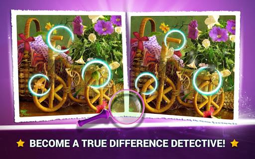 Find the Difference Flowers – Spot the Differences - Gameplay image of android game