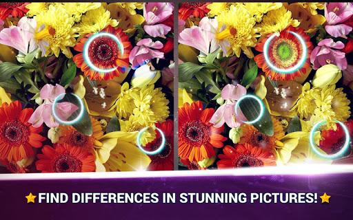 Find the Difference Flowers – Spot the Differences - Gameplay image of android game