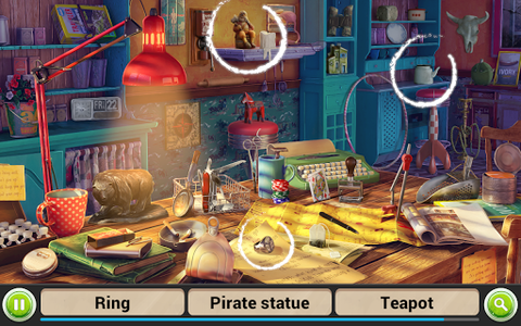 Hidden Objects Treasure Hunt Adventure Games - Gameplay image of android game