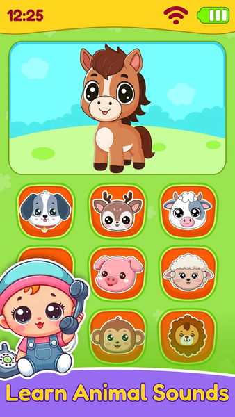 Toddler Baby Phone Games kids - Gameplay image of android game