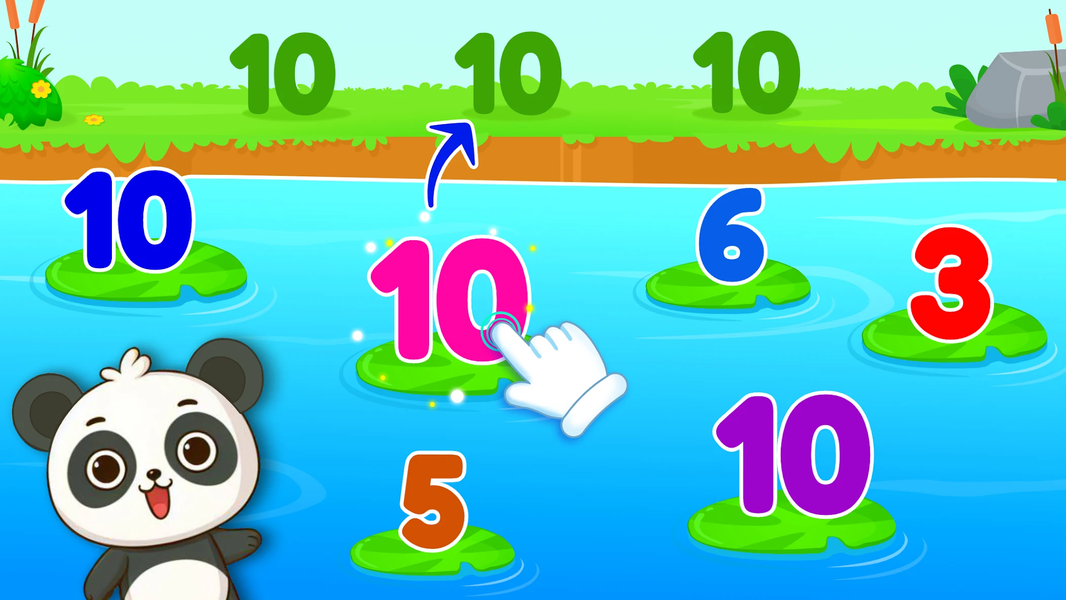 ۱۲۳ Number Learn, Trace, Count - عکس بازی موبایلی اندروید