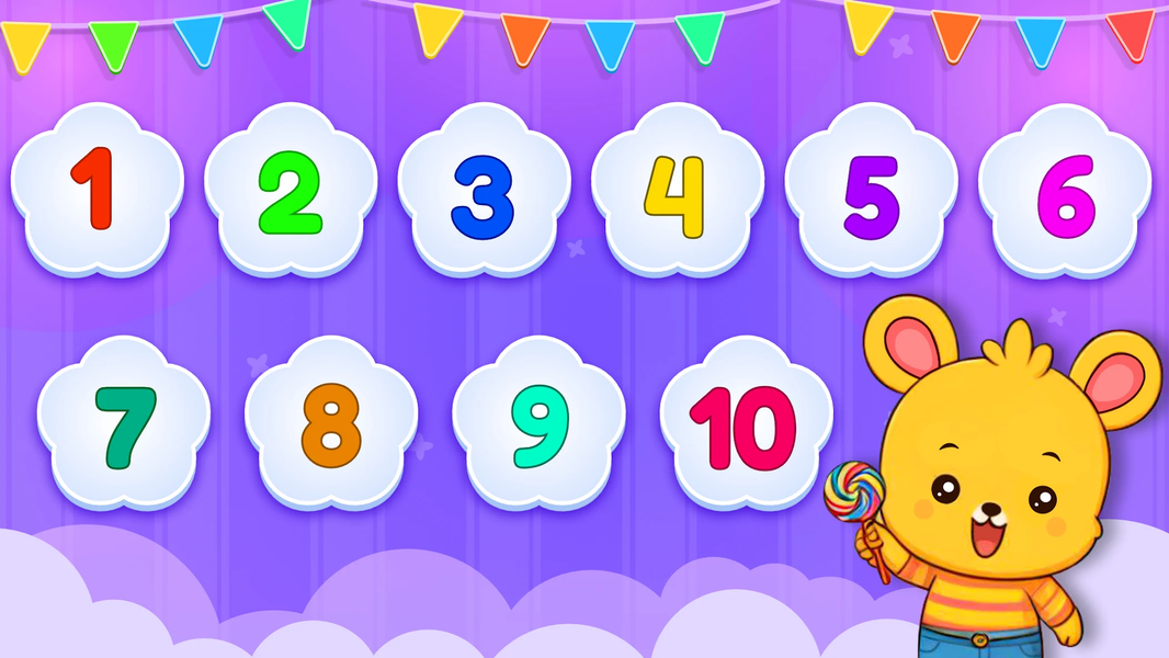 ۱۲۳ Number Learn, Trace, Count - عکس بازی موبایلی اندروید