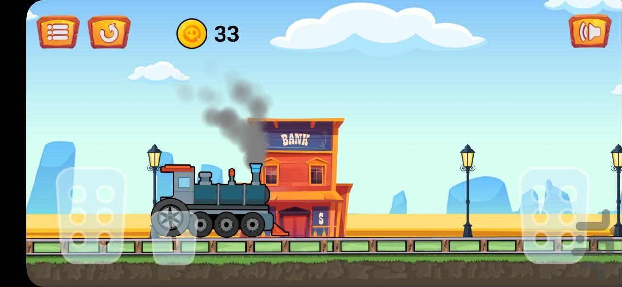 بازی قطار تندرو - Gameplay image of android game