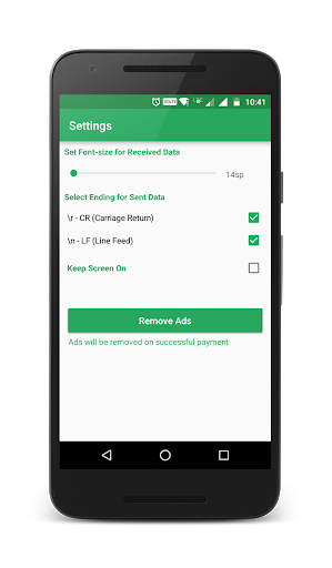 TCP Server - Image screenshot of android app
