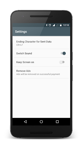 Bluetooth Automation HC-05 - Image screenshot of android app