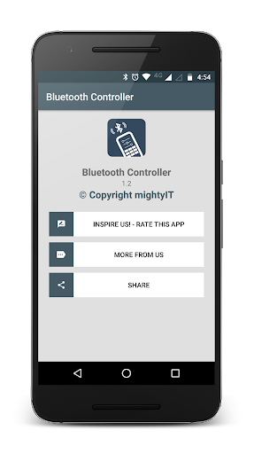 Bluetooth Controller HC-05 - Image screenshot of android app