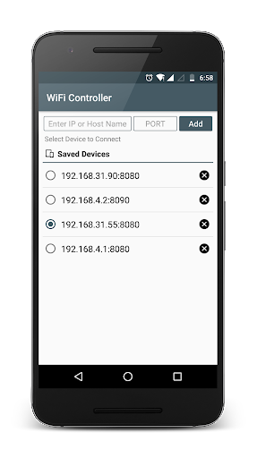WiFi Controller ESP8266 - Image screenshot of android app