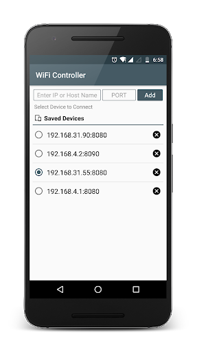 WiFi Controller ESP8266 - عکس برنامه موبایلی اندروید