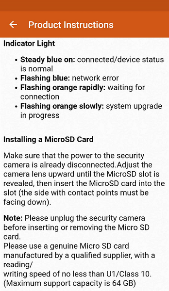 Mi Home Security Camera Guide - Image screenshot of android app