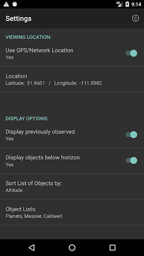 Night Sky Guide - عکس برنامه موبایلی اندروید