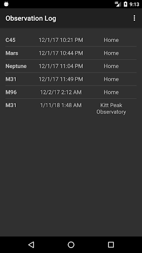 Night Sky Guide - عکس برنامه موبایلی اندروید
