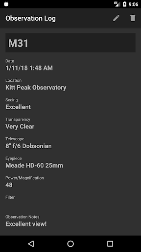 Night Sky Guide - عکس برنامه موبایلی اندروید