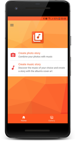 Sound Story - Add music - عکس برنامه موبایلی اندروید