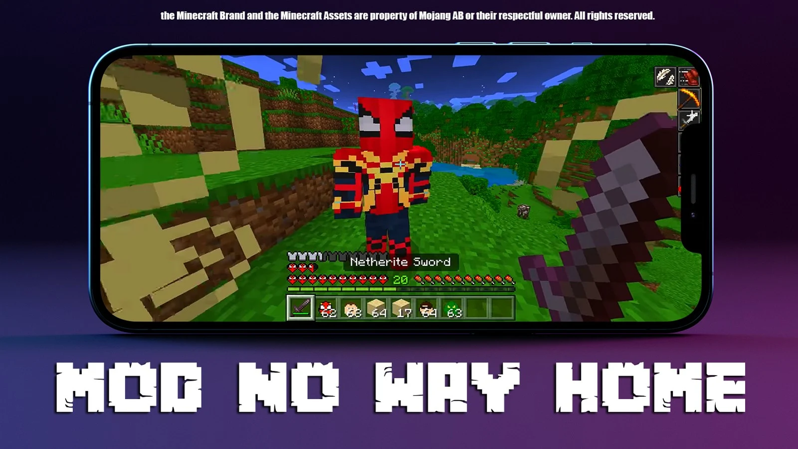 minecraft spider man map