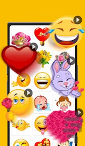 استیکر های واتساپ - Image screenshot of android app