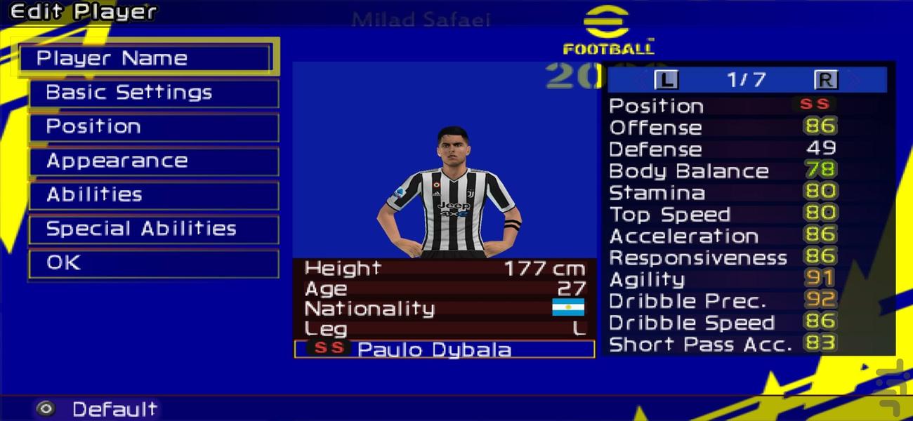 e Football Pes ۲۰۲۲ غیر رسمی - عکس بازی موبایلی اندروید